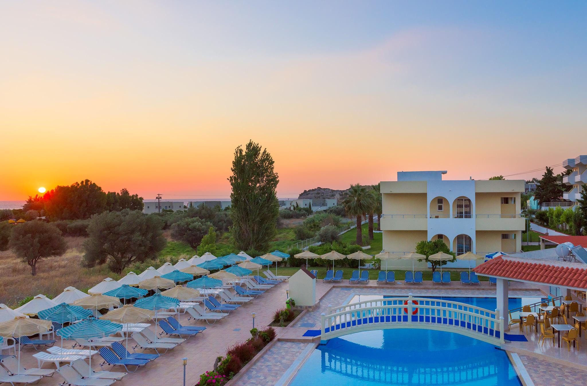Memphis Beach Hotel Kolymbia Bagian luar foto